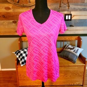 Be Inspired Geometric Short Sleeve Top